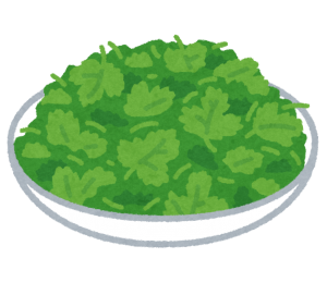 vegetable_pakuchi_coriander_dish
